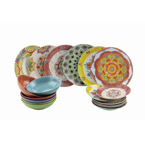 Набор столовой посуды из 18-ти предметов CALA MORESCA Villa D'Este, VD2175346