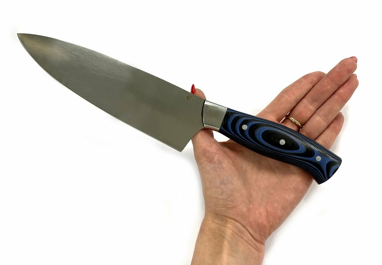 Кухонный нож Универсал-2, цельнометаллический, AUS-8, G10