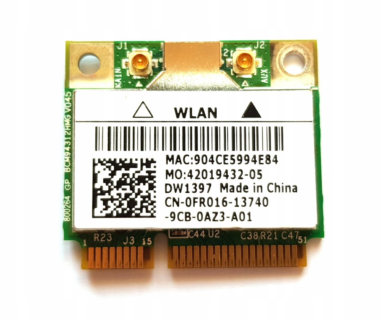 Wi-Fi Broadcom BCM94312HMG Wlan Card 802.11 B/G