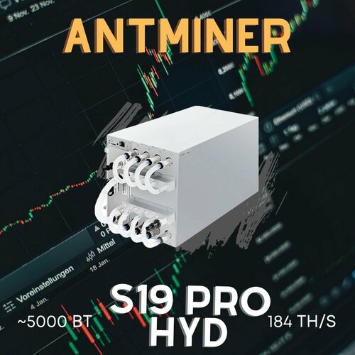 ASIC Майнер BITMAIN ANTMINER S19 PRO Hyd 184TH/s