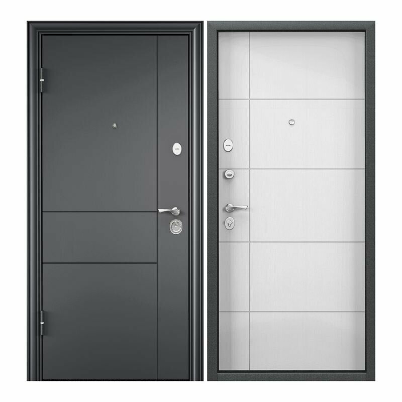 фото Дверь входная для квартиры Torex Flat M Оскуро/Лиственница белая