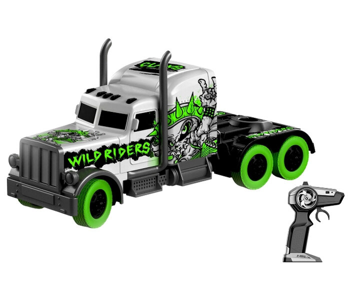CraZon Радиоуправляемый грузовик - тягач WILD RIDERS (2WD, акб, 1:16) - GM1930-GREEN