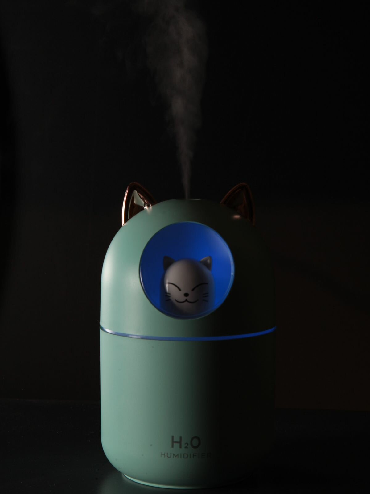 Увлажнитель воздуха мини с подсветкой "Котик" - фотография № 12