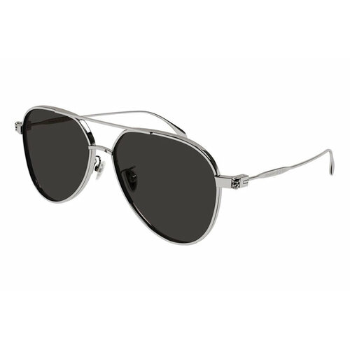 Солнцезащитные очки Alexander McQueen, серебряный alexander mcqueen am0348s 001