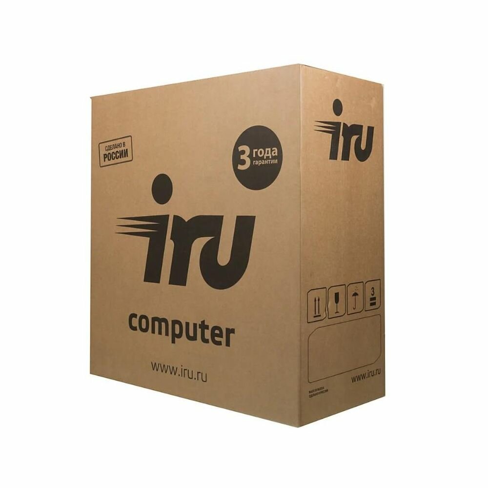 Компьютер IRU Home 510B5SE, Intel Core i5 11400, DDR4 8ГБ, HDD 1024ГБ, Intel UHD Graphics 730, Free DOS, черный (1927310) - фото №5