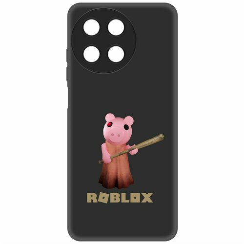 Чехол-накладка Krutoff Soft Case Roblox-Пигги для Realme 11 4G черный чехол накладка krutoff soft case roblox пигги для realme c67 черный