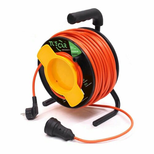 Удлинители на катушке Tuscar Удлинитель силовой Tuscar 50м 1 розетка 401531114-50-2