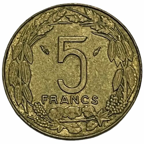Центрально-Африканские Штаты 5 франков 1975 г. центрально африканские штаты 25 франков 1998 г