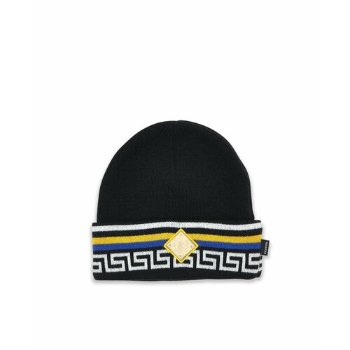 фото Шапка бини reason, размер os, черный, желтый