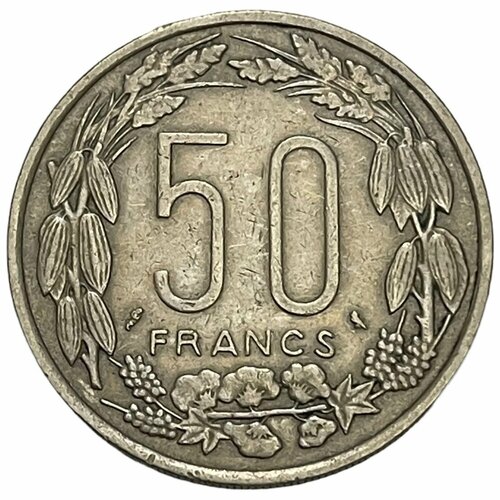 Экваториальные Африканские Штаты 50 франков 1961 г. (2) экваториальные африканские штаты 100 франков 1968 г
