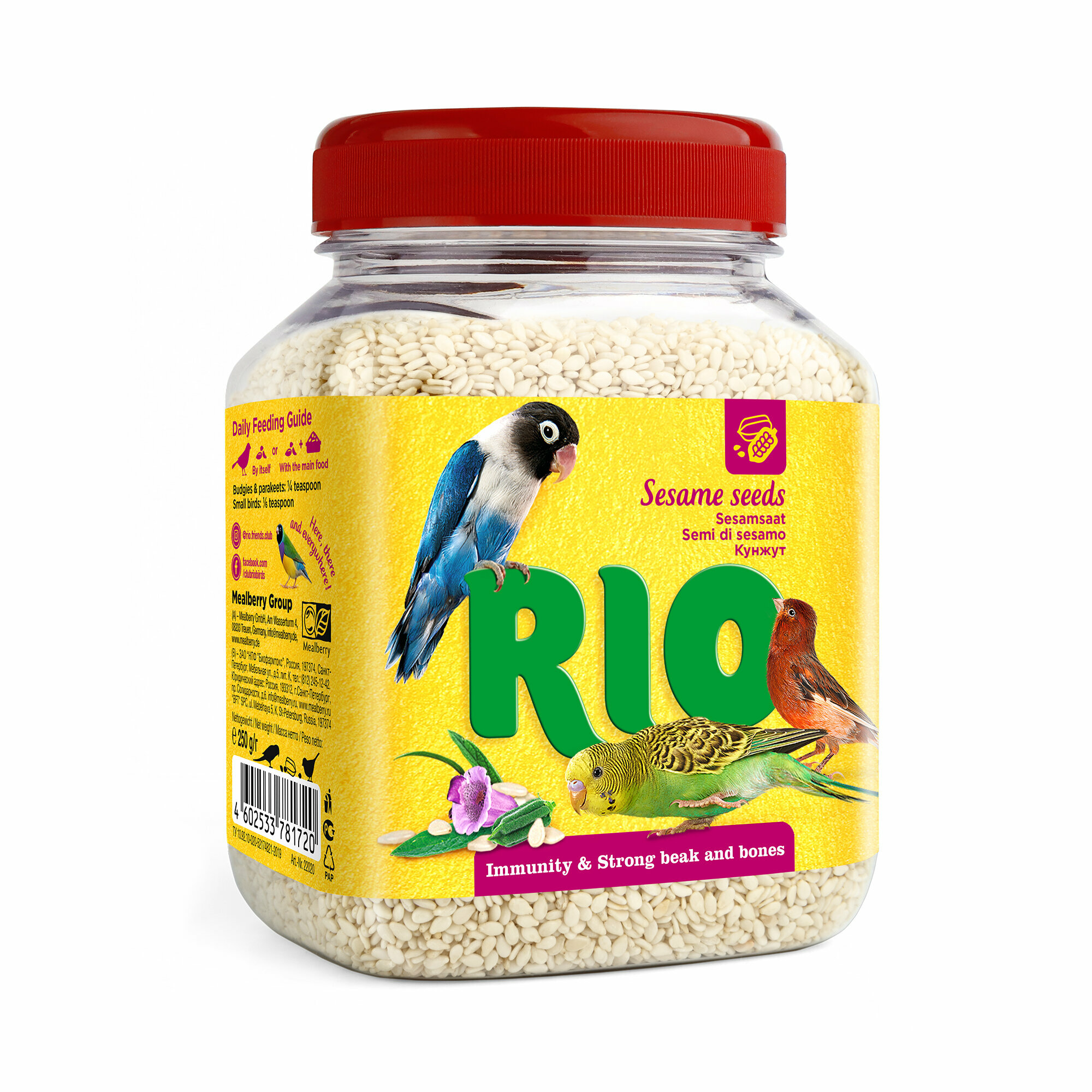 Лакомство для птиц RIO кунжут , 250 г