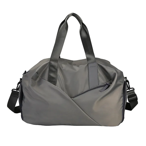 фото Сумка спортивная , 47х25, ручная кладь, серый без бренда