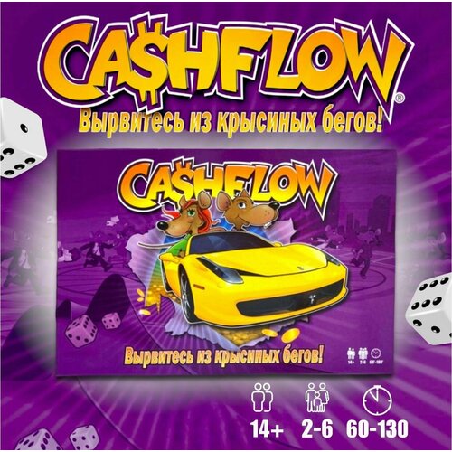 денежный поток бизнес игра cashflow 606 Настольная игра Денежный поток Premium/ CashFlow / вырвись из крысиных бегов