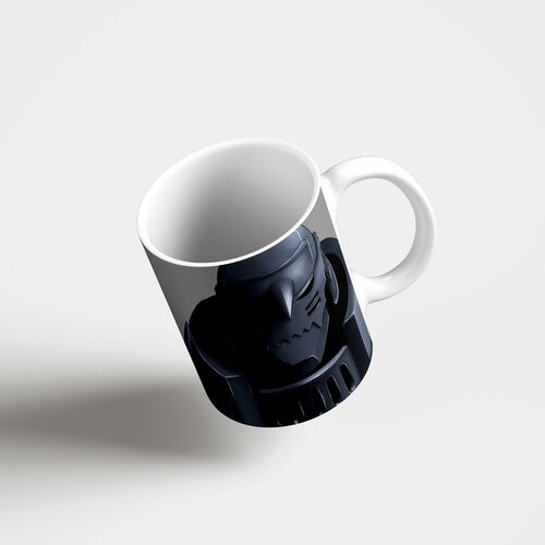 Кружка Стальной алхимик, Fullmetal Alchemist, Цельнометаллический алхимик, Альфонс Элрик, Alphonse Elric, 330мл, 1шт.