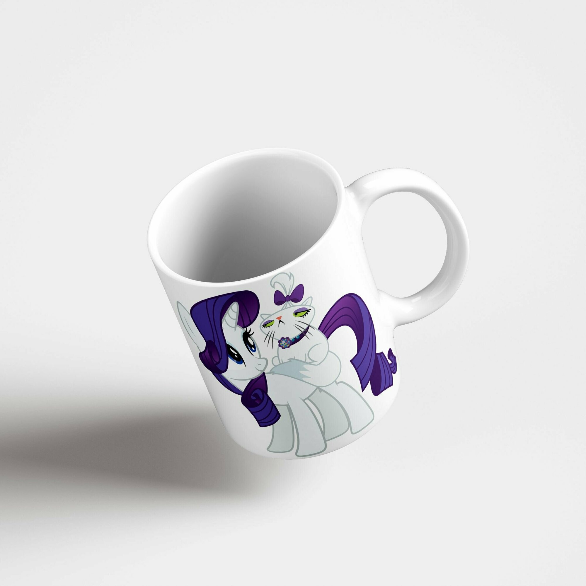 Кружка My Little Pony, MLP, Мой Маленький Пони, Рарити, Rarity, Опалесенс, Опал, Opalescence, 330 мл, 1шт.