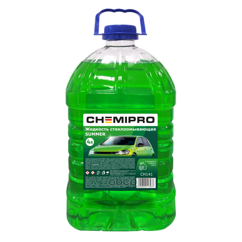 Ch141_жидкость Стеклоомывающая Summer 4L Готовая ЛаймМята CHEMIPRO арт CH141 407₽