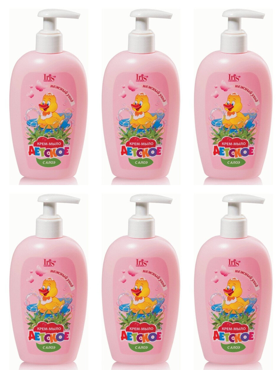 фото Iris Крем-мыло детское с алое 250мл,6 шт
