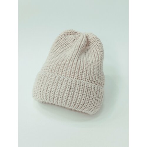 фото Шапка бини мой ангелок, размер 9-12 месяцев, бежевый