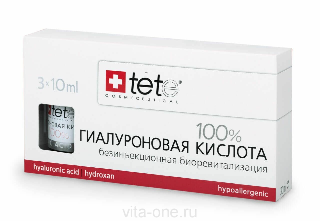 Гиалуроновая кислота 100 безинъекционная биоревитализация Tete cosmeceutical Тете косметик 310 мл