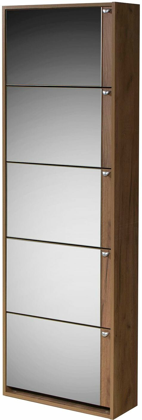 фото Обувница Вентал К-5S (с зеркалом) Дуб табачный