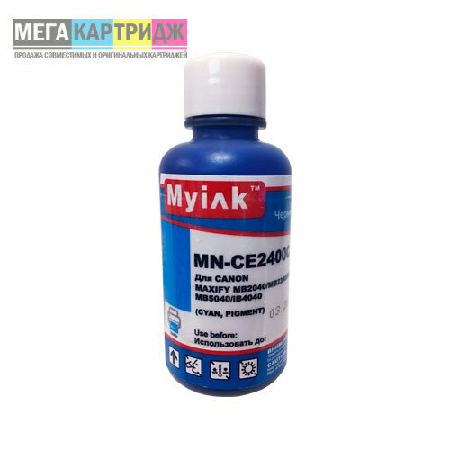 чернила inktec c5000 100mc для canon pgi 1200 2400 2500 2700 2800 2900 100 мл pigment сyan Чернила для CANON PGI-1200, PGI-2400, PGI-2500, PGI-2700, PGI-2800, PGI-2900 (100мл, cyan, Pigment) CE2400C EverBrite™ MyInk