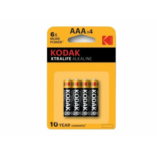 Элемент питания KODAK, LR03/4SH XTRALIFE Alkaline набор алкалиновых батареек kosmos тип lr03 ааа 24 шт