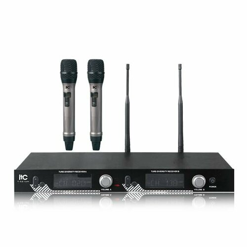 ITC T-521UH вокальная двухканальная радиосистема с ручными передатчиками 5358800₽