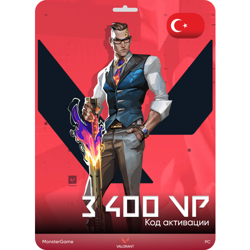 3 400 Valorant Points Валорант Поинты Пополнение счета на 3 400 VP Подарочная карта 329900₽