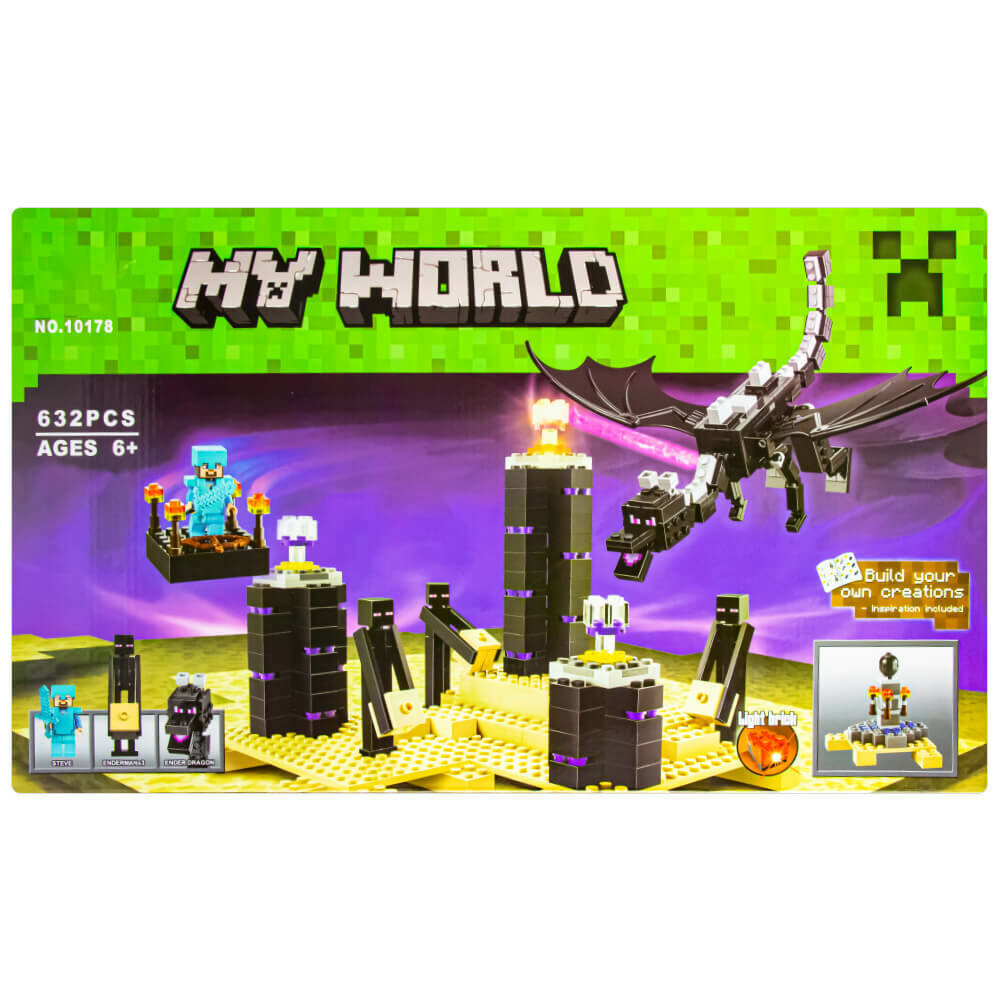 Конструктор Майнкрафт Дракон Края — фото 1
