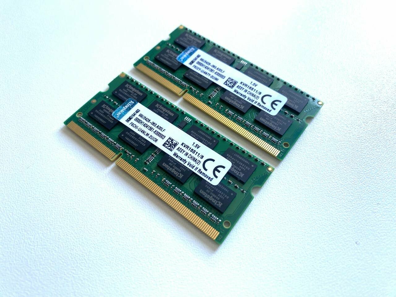 Оперативная память Kingston DDR3 8GB 1600 2Rx8 PC3-12800S 15v SODIMM для ноутбука 2