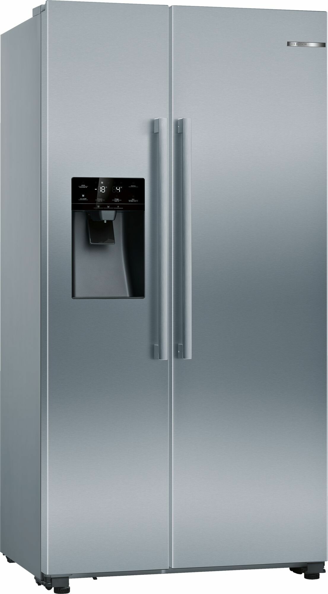 Холодильник Bosch 177x91x72 см, объем камер 360+163, No Frost, морозильная камера side by side, Full NoFrost, 178,7.6x90,8x70,7 см, полезный