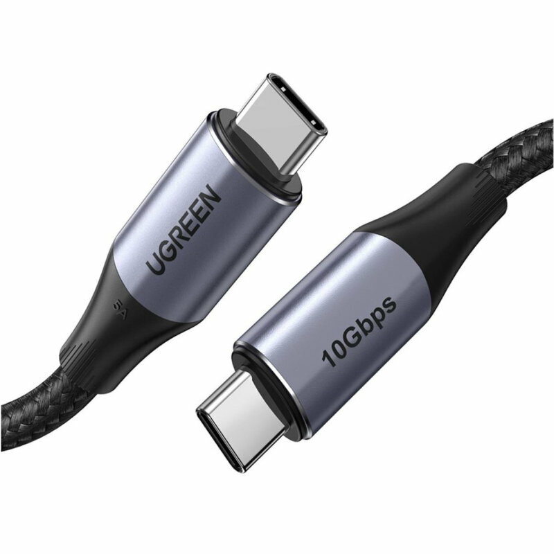 Кабель UGREEN для зарядки и передачи данных USB C 3.1 Gen 2 5A, 1 м (80150), 1602473