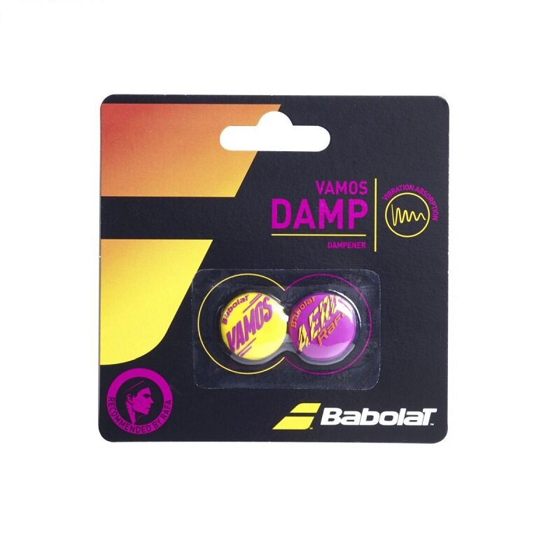 Виброгаситель Babolat Vamos Damp Rafa x2, Yellow/Purple