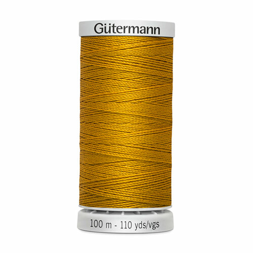 Нить Gutermann Extra Strong 40/100 м суперкрепкая, 100% полиэстер, цвет 412 охра