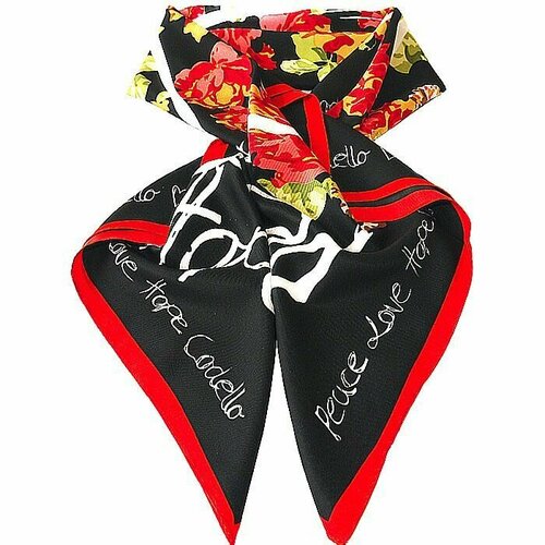 фото Платок ,90х90 см, черный нет бренда