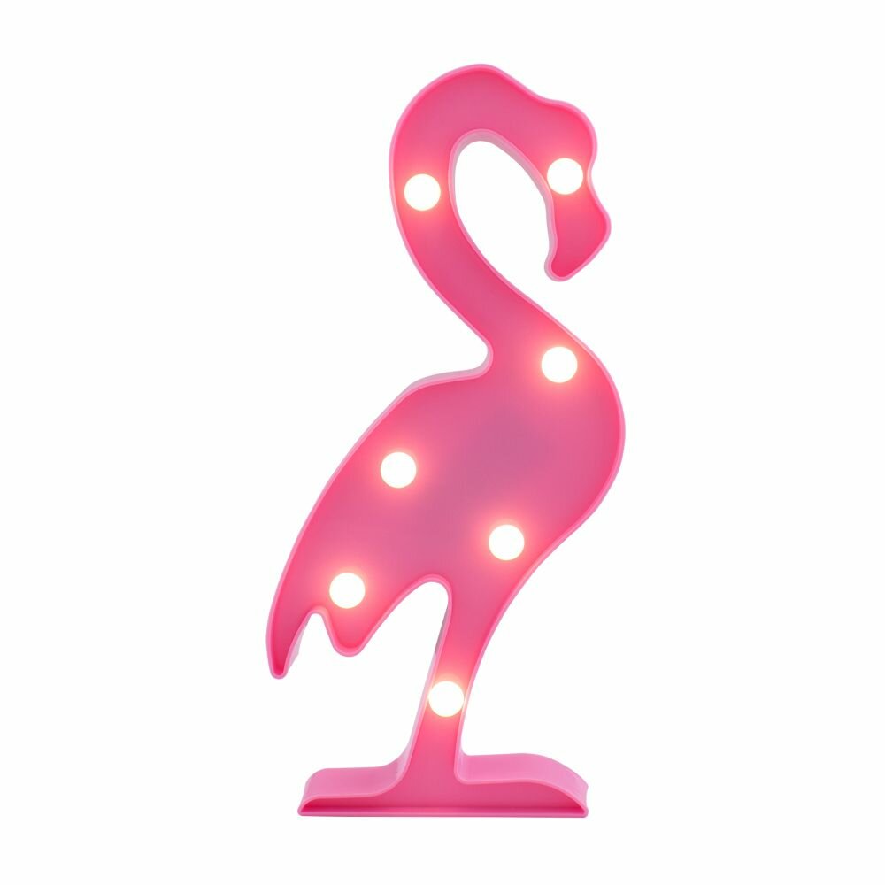 Ночник светодиодный Старт Фламинго на батарейках - фотография № 2