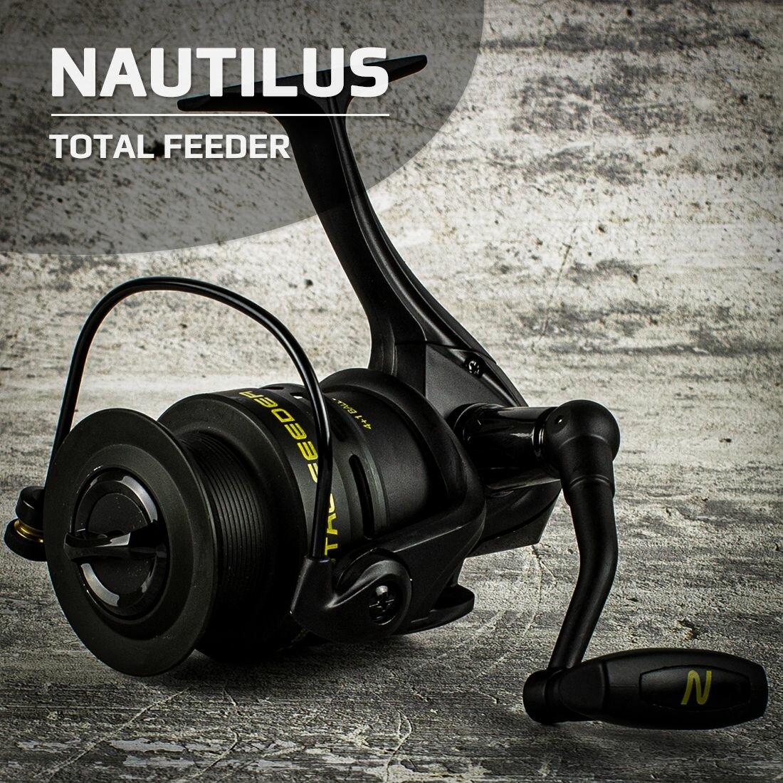 Катушка рыболовная фидерная Nautilus Total Feeder NTF 3000S/Катушка для рыбалки