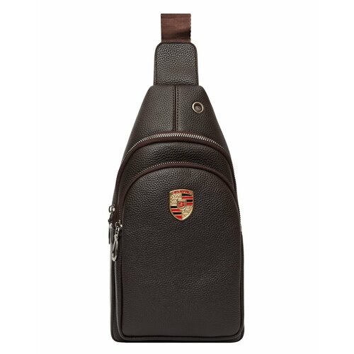 фото Сумка кросс-боди , фактура гладкая, коричневый, черный bags-art