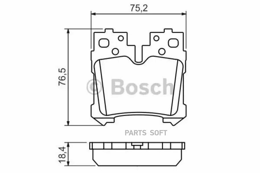 Тормозные колодки Bosch - фото №13