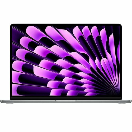 15.3 Ноутбук Apple MacBook Air 15 2023 2880x1864, Apple M2, RAM 16 ГБ, SSD 512 ГБ, Apple graphics 10-core, macOS, Space Gray, английская раскладка