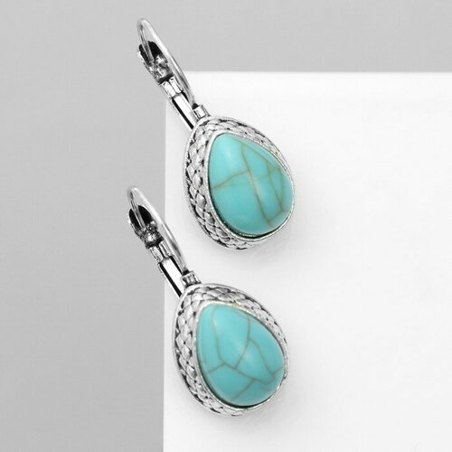 Серьги голубой 470₽