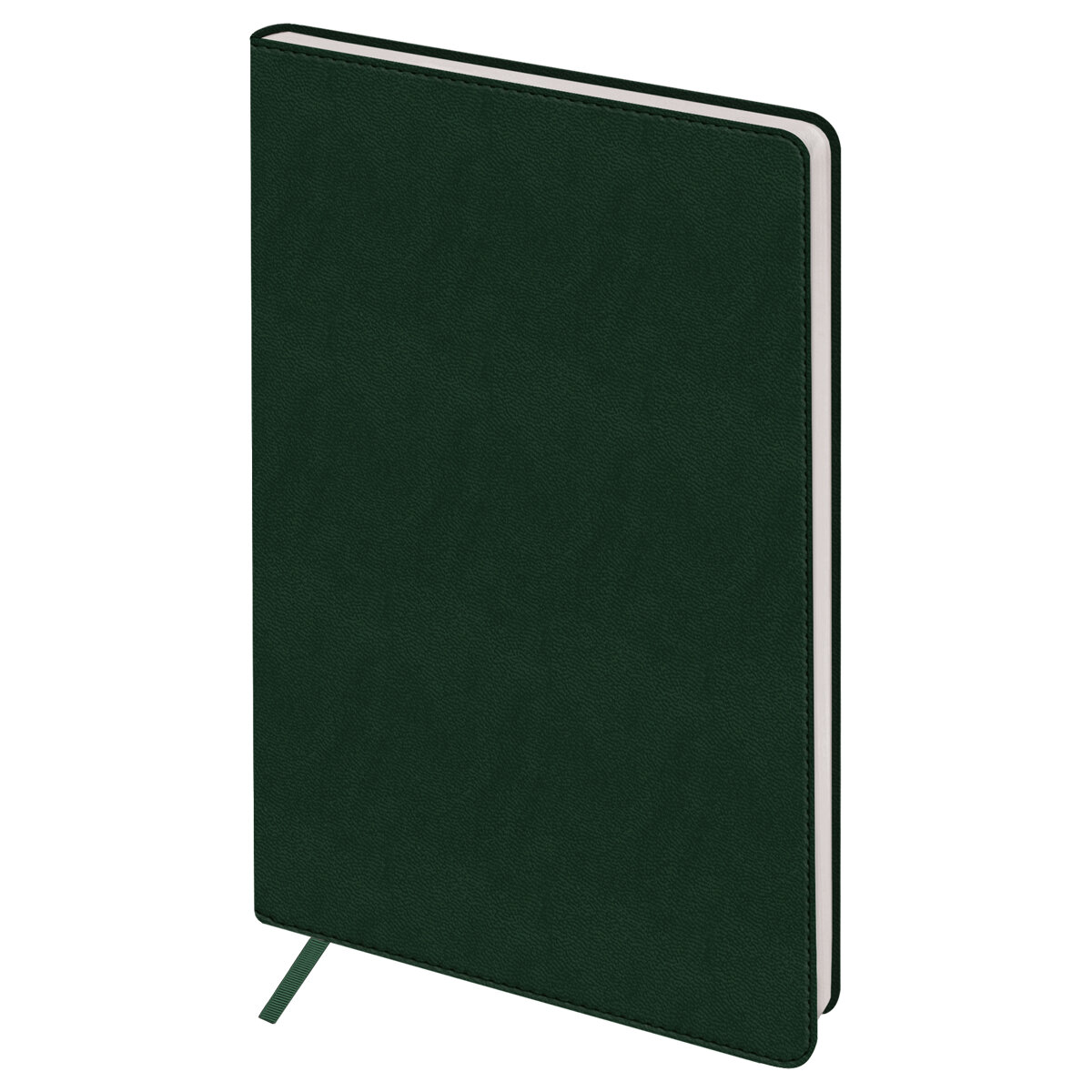 Ежедневник недатированный, А5, 136л, кожзам, OfficeSpace "Mono", зеленый