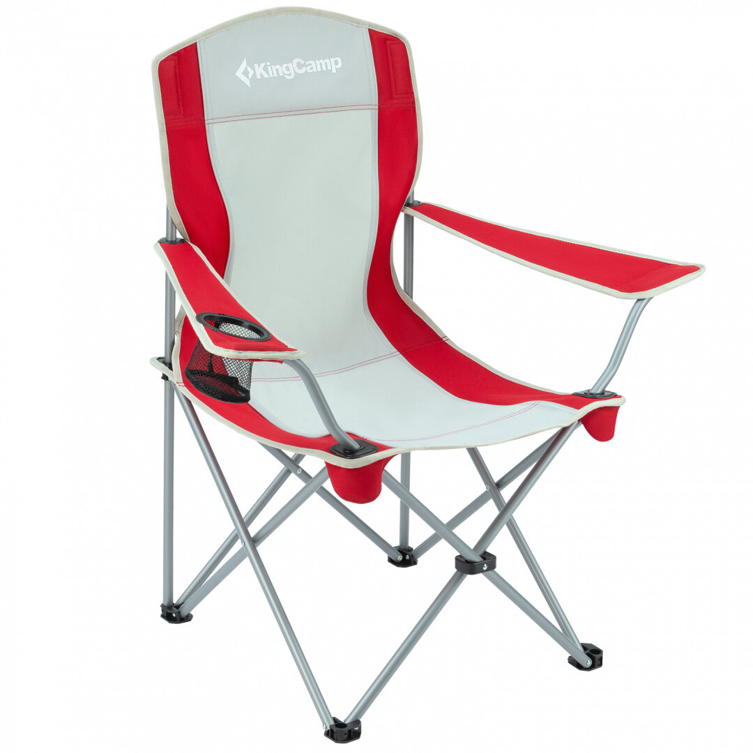фото 3818 Arms Chair кресло скл. cталь, 84Х50Х96, красно-серый