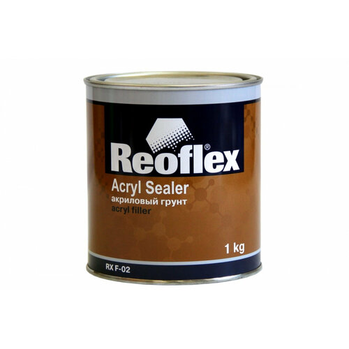 фото Reoflex акриловый грунт 1к серый (1кг)