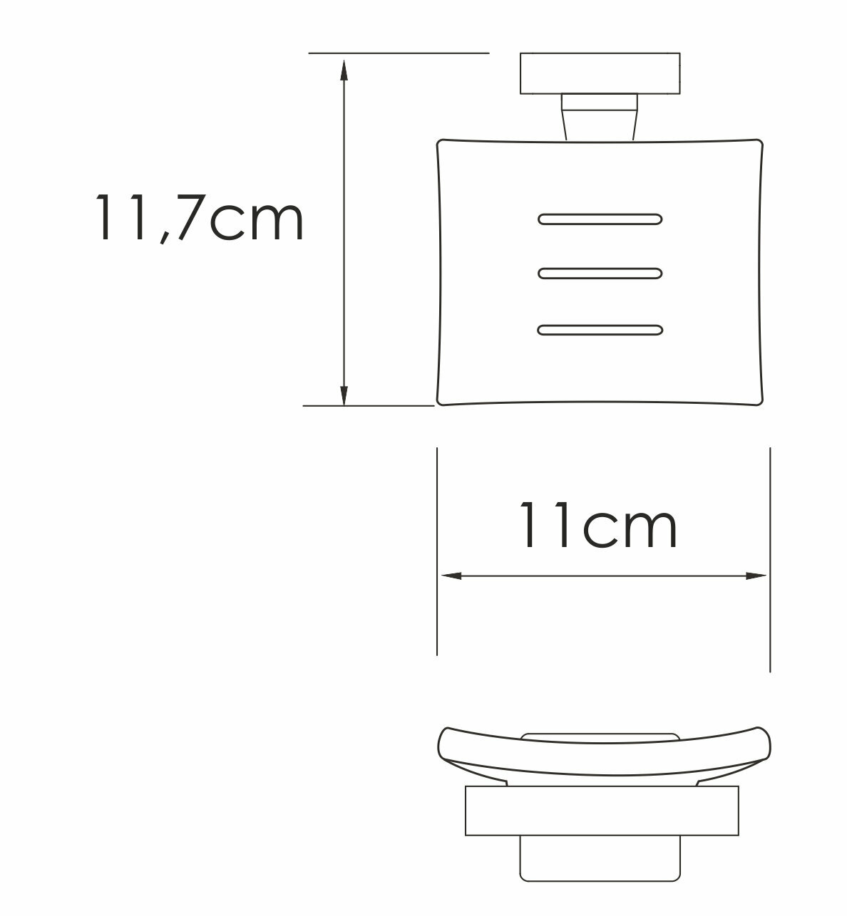 Мыльница WasserKRAFT Rhin K-8729 - фото №4