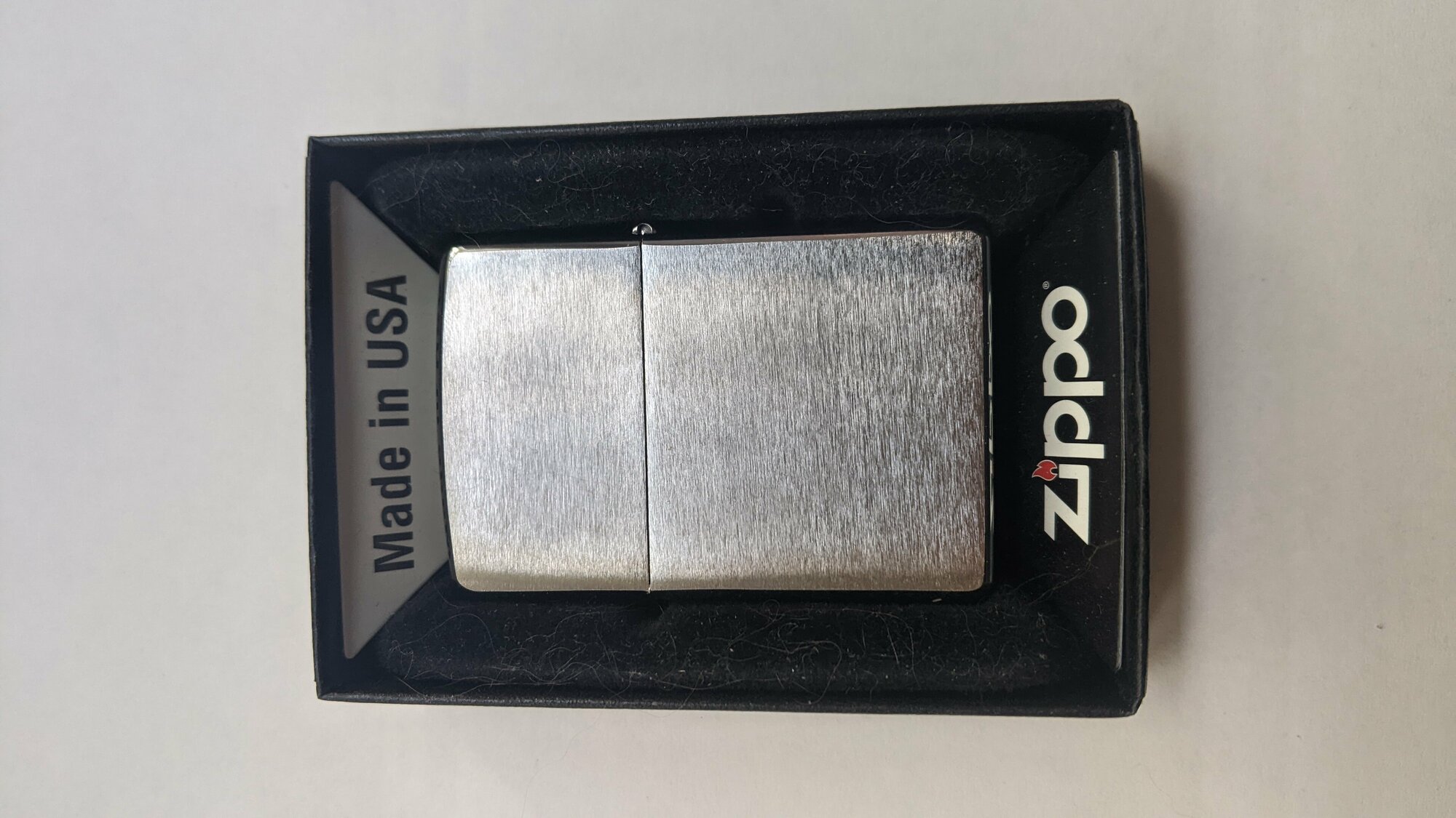 Зажигалка Zippo Classic латунь/сталь серебристый матовый - фото №20