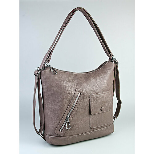 фото Сумка хобо , фактура зернистая, хаки adafman