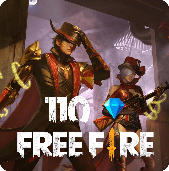 Игровая валюта Free Fire - 100 + 10 (110) Алмазов (Diamonds) / Весь мир, Россия, Беларусь