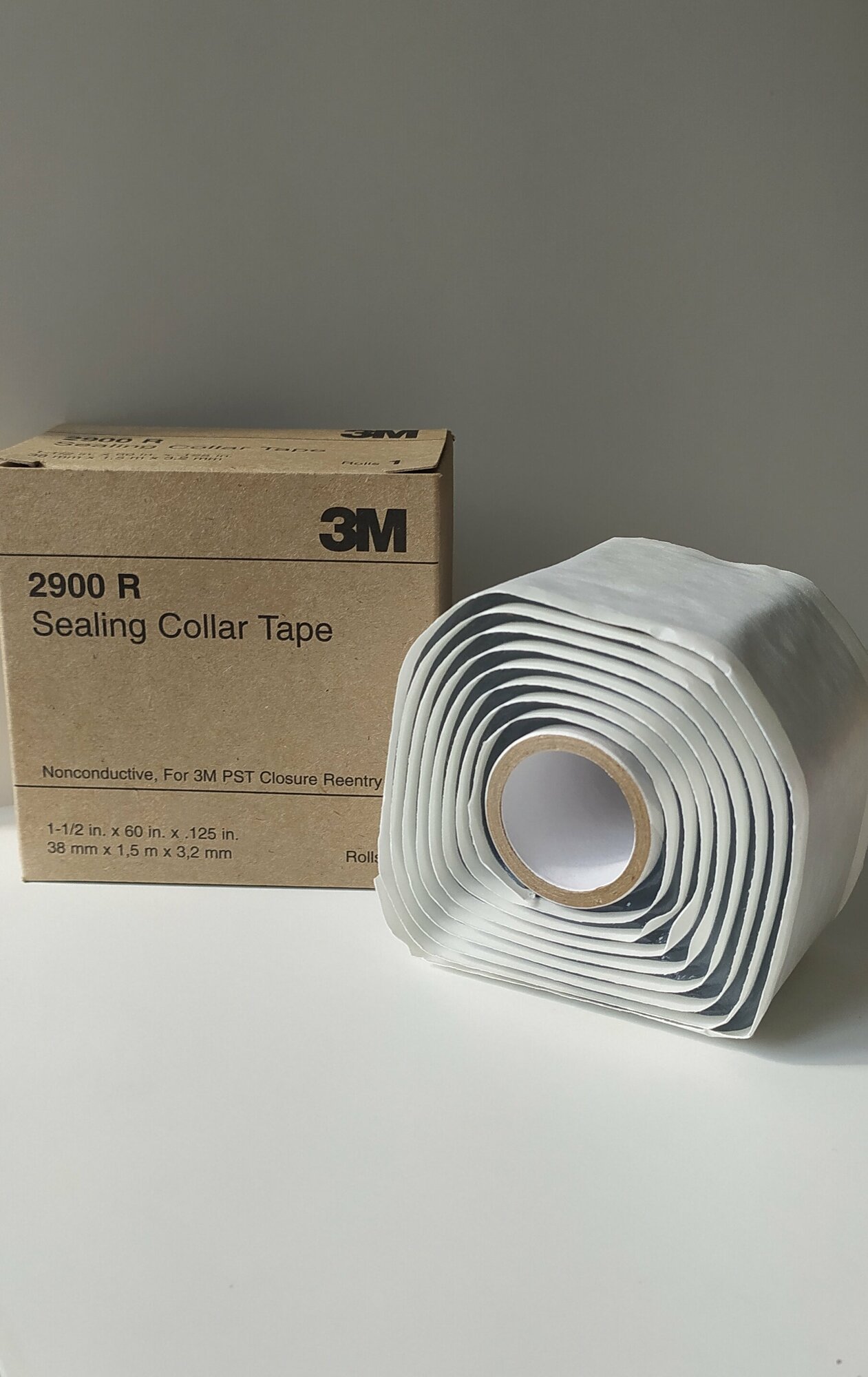 Резиново-мастичная лента Scotch 2900r, 1.5мх38мм