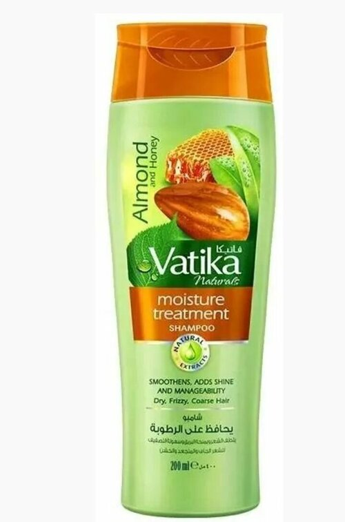 Шампунь для поврежденных волос с миндалем и медом Dabur VATIKA Naturals